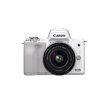 Canon EOS Kiss M Lens Kit White