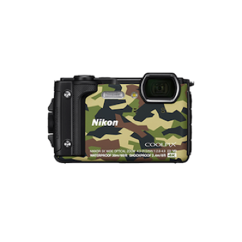 Nikon COOLPIX W300 カモフラージュを使用してグアムの海の中から亀 