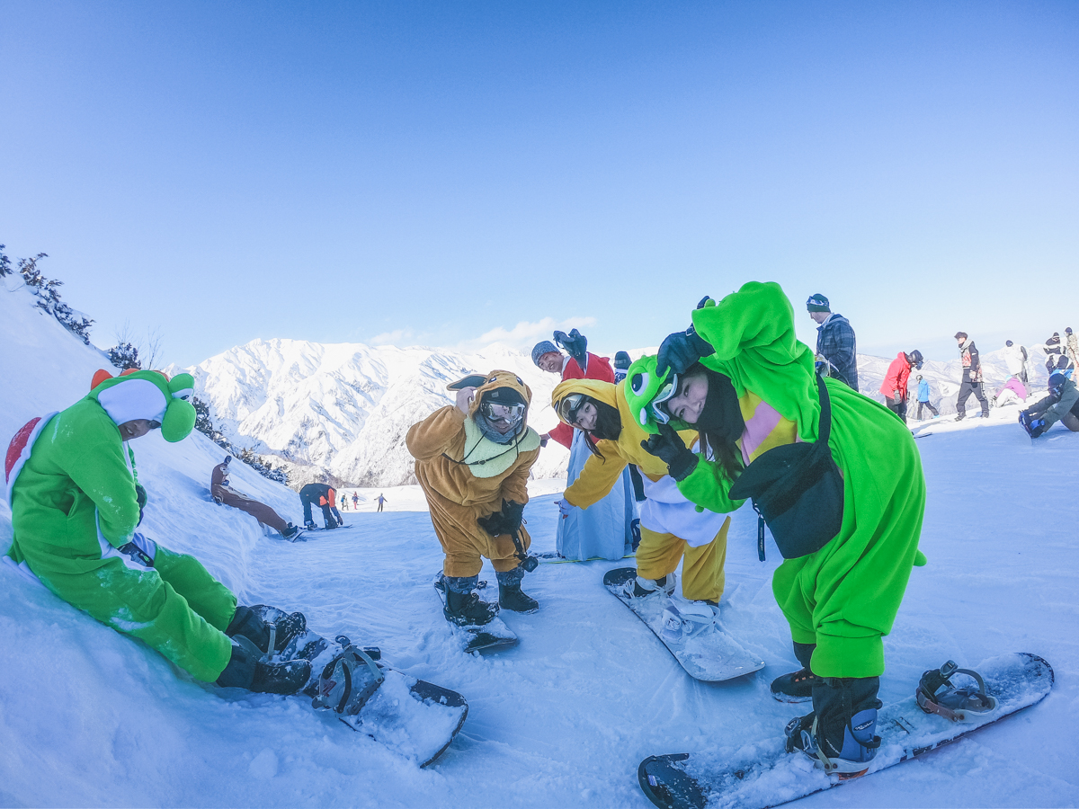 GoPro HERO8 Black で友達と撮影☆エイブル白馬五竜スキー場