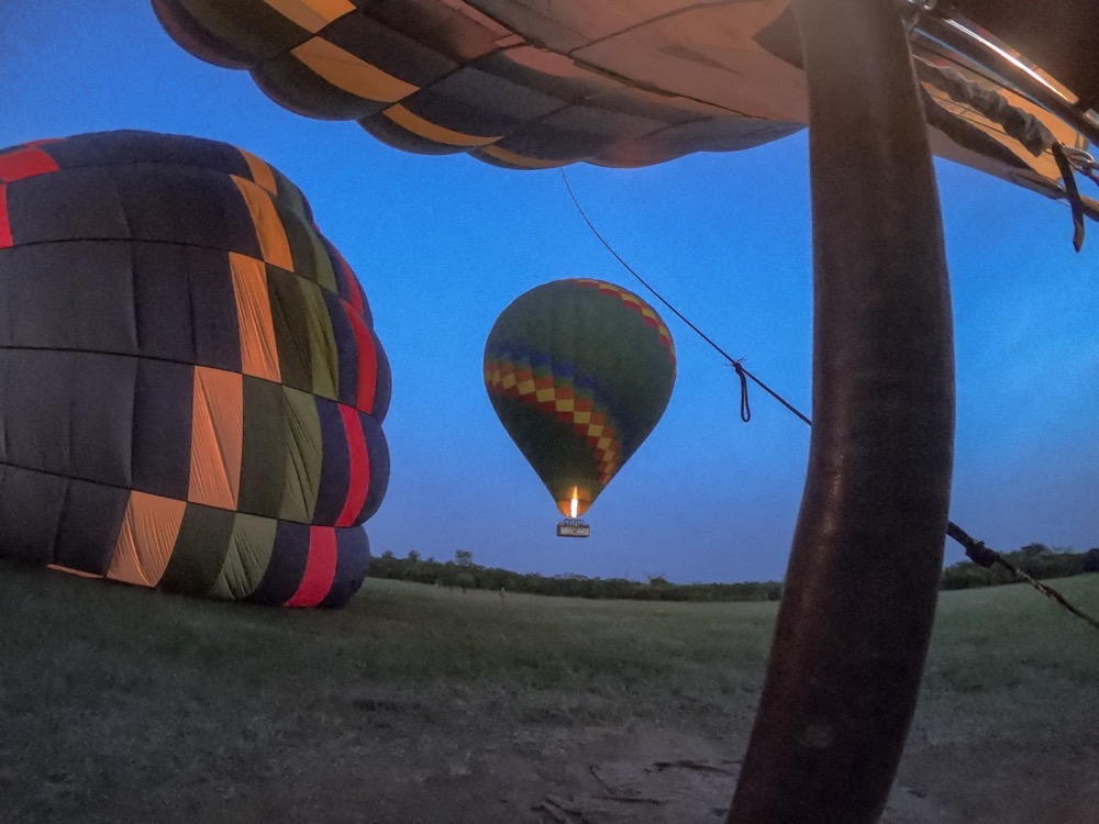 GoPro Hero7 星空セットを持って気球に乗った♪