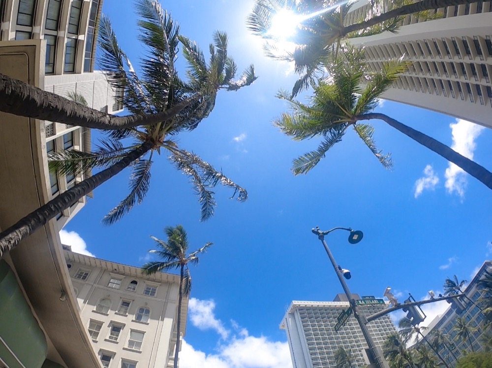 GoPro HERO7でハワイの街を動画撮影♪