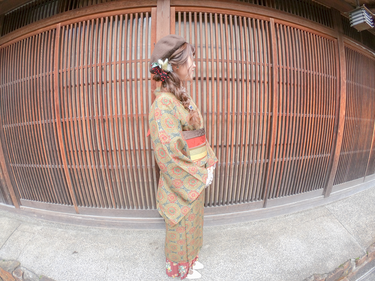 GoPro HERO7 Black 初心者セットをレンタルして京都の街を和装でお散歩
