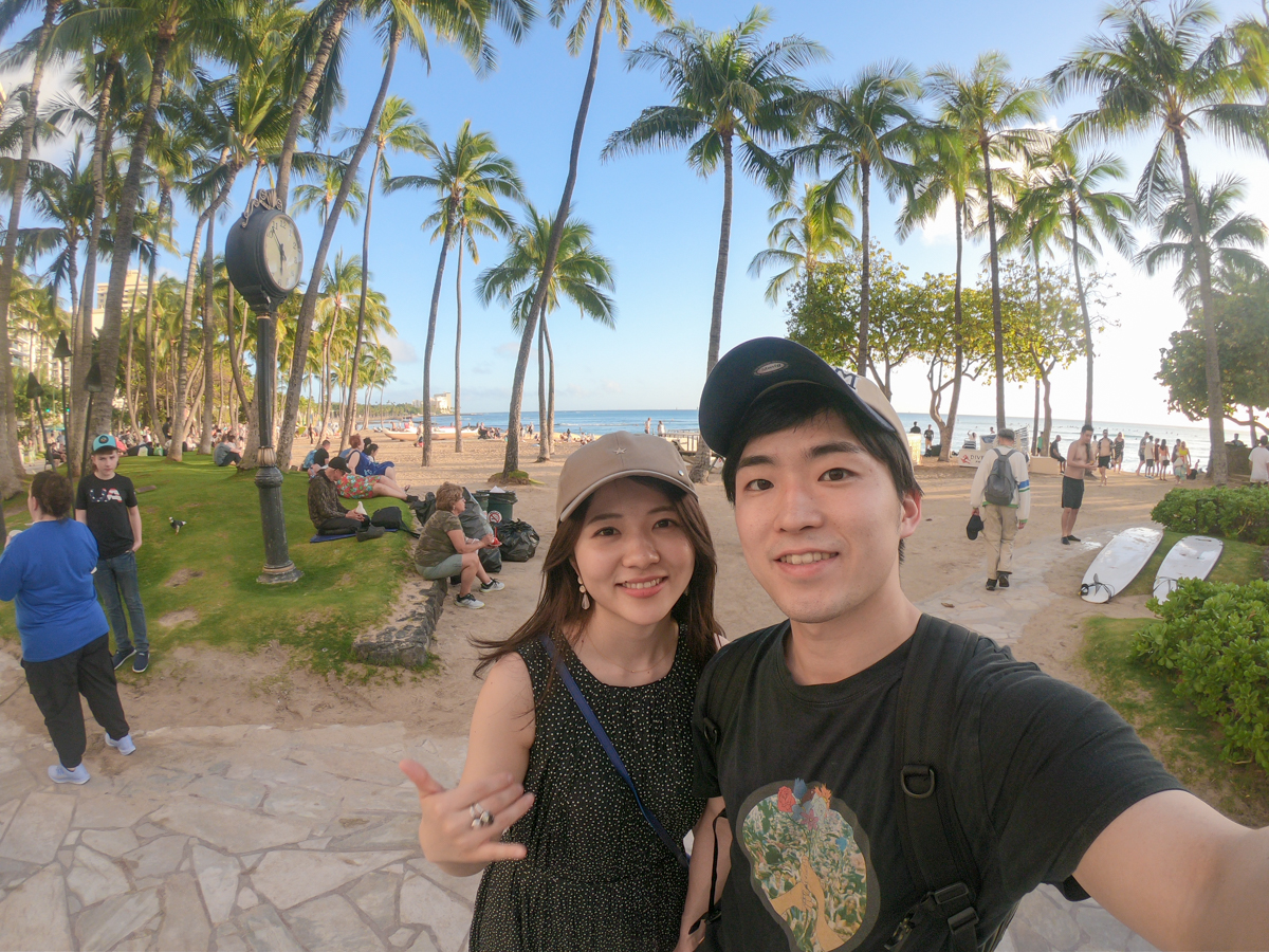 GoPro HERO6 初心者セット・ワイキキビーチで自撮り撮影♪