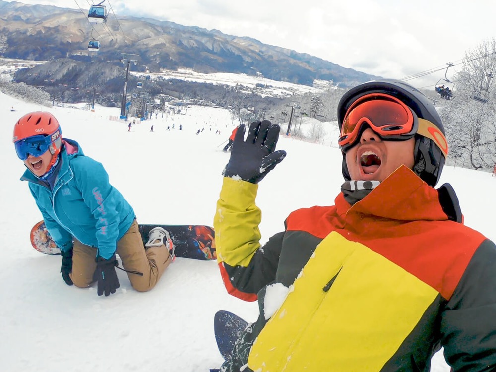 GoPro HERO7 Black スキー・スノーボードセットで自撮り撮影♪