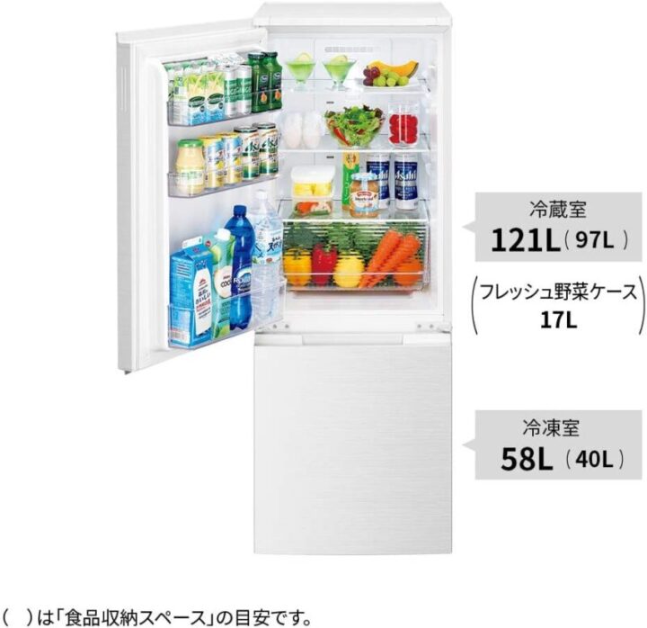 一人暮らしの自炊さんや2人暮らしにおすすめ 3ドア冷凍冷蔵庫264L 