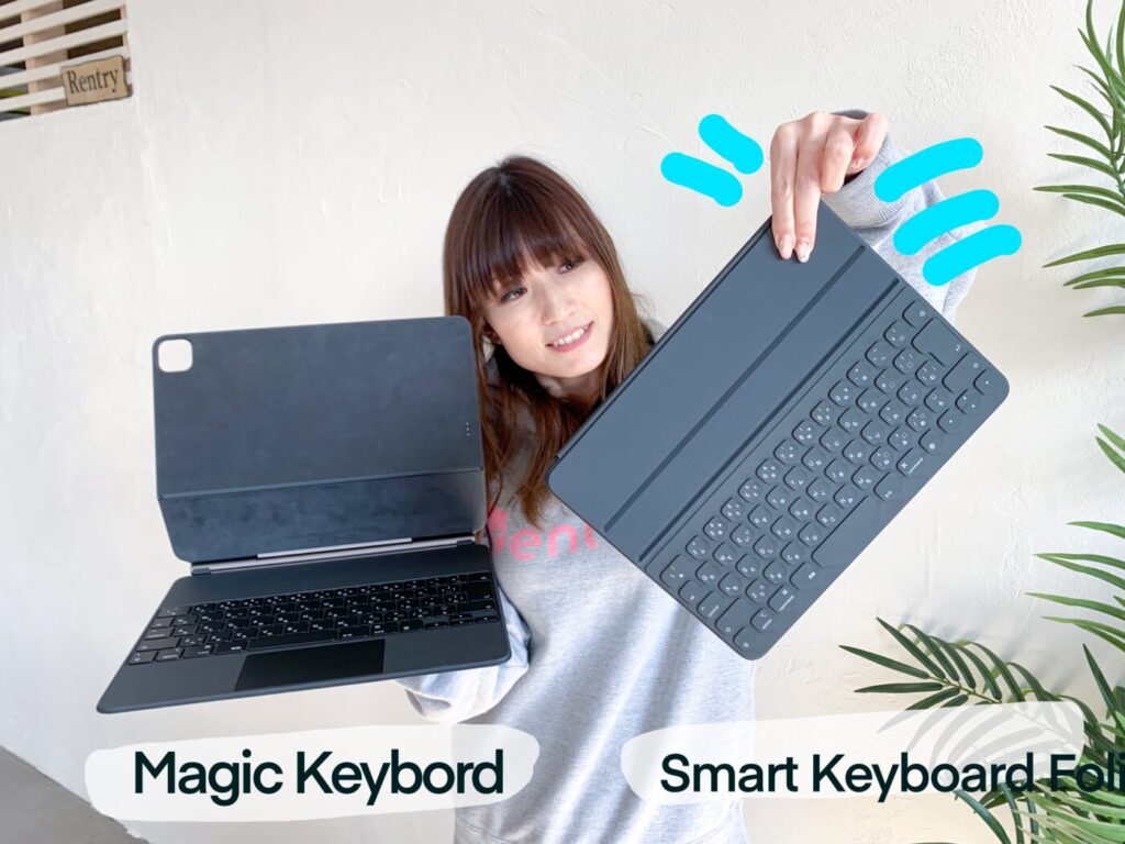 magic keybord  smart keybord folio 重さ