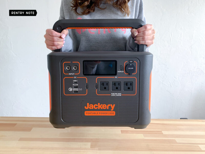 Jackry1500 使用感　充電時間