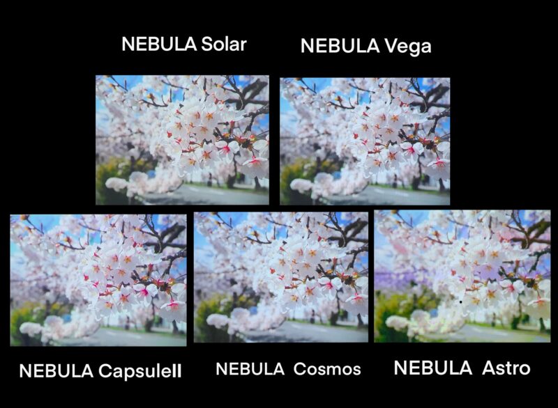 NEBULA Cosmos Anker 比較　プロジェクター