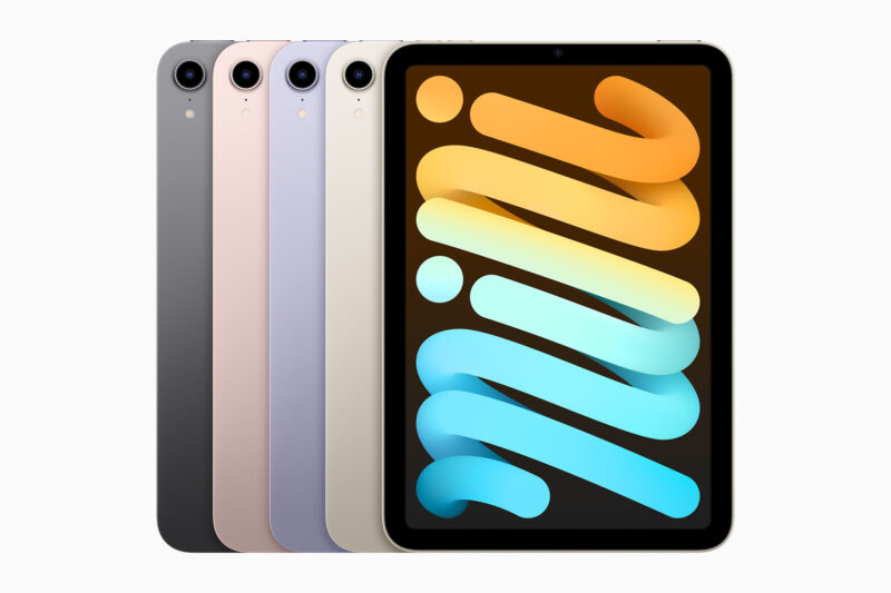 iPad miniは4色のカラバリと全画面スクリーンデザイン