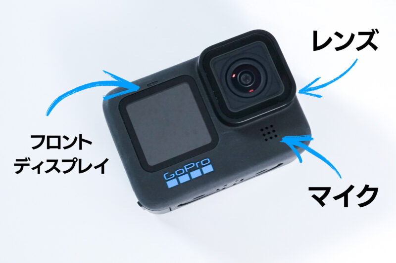 GoPro HERO 10 正面　デザイン