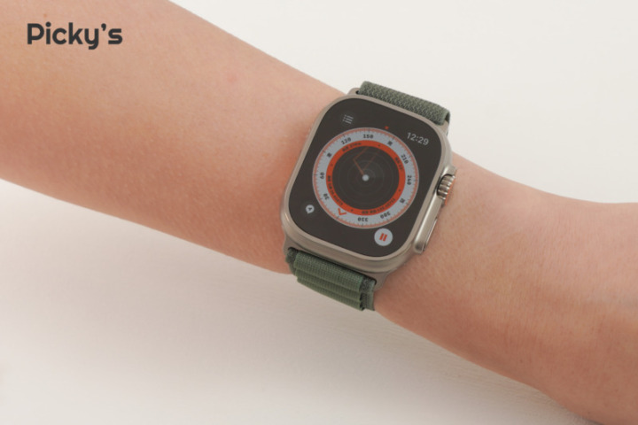 Apple Watch Ultra コンパスアプリ