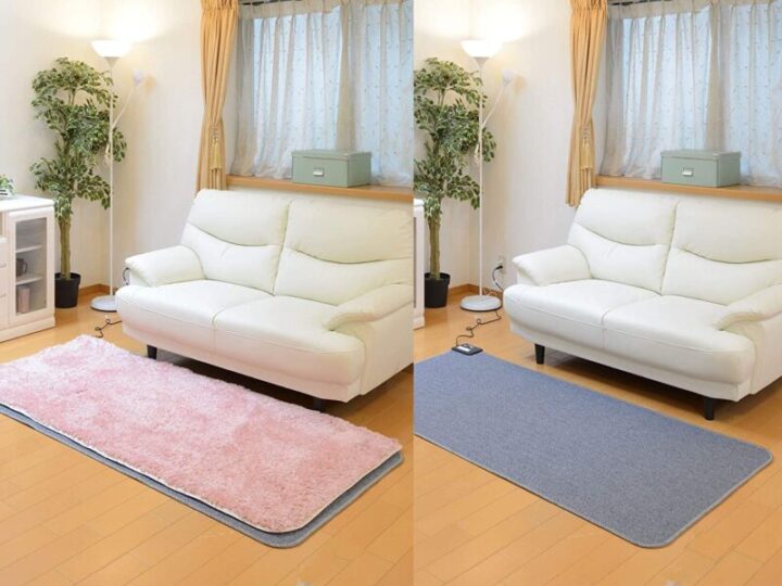 ソファ前やキッチンに置いて足元を暖めるなら1畳サイズ
