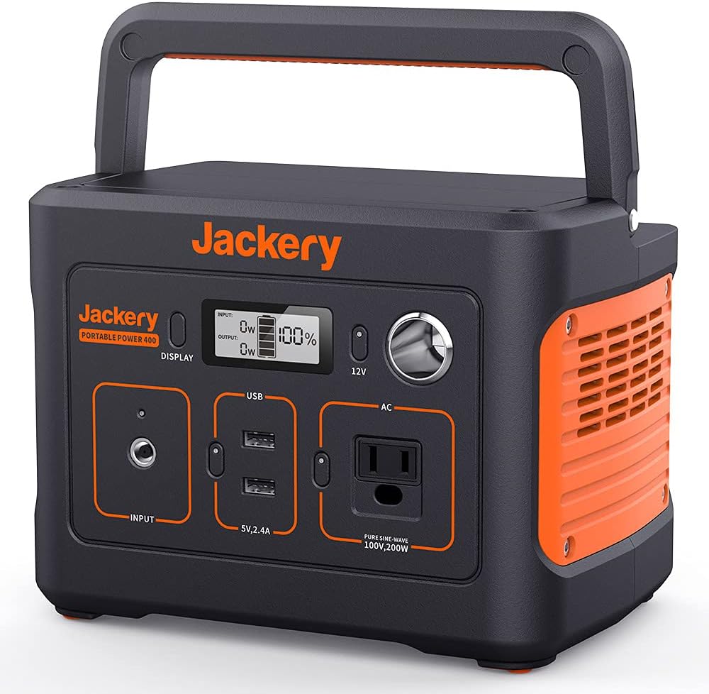 超話題新作 Jackery JACKERY ポータブル電源 400 BLACKジャクリ400 ...