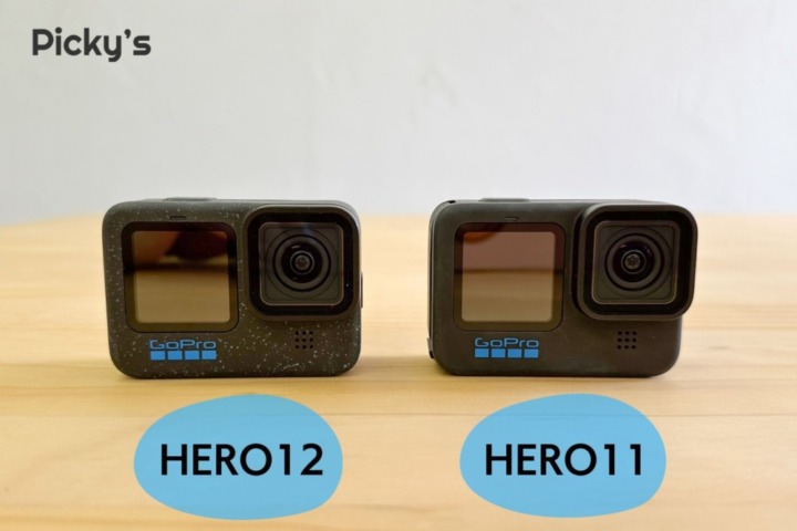GoPro HERO12 Blackのサイズや重さはHERO11と全く同じ