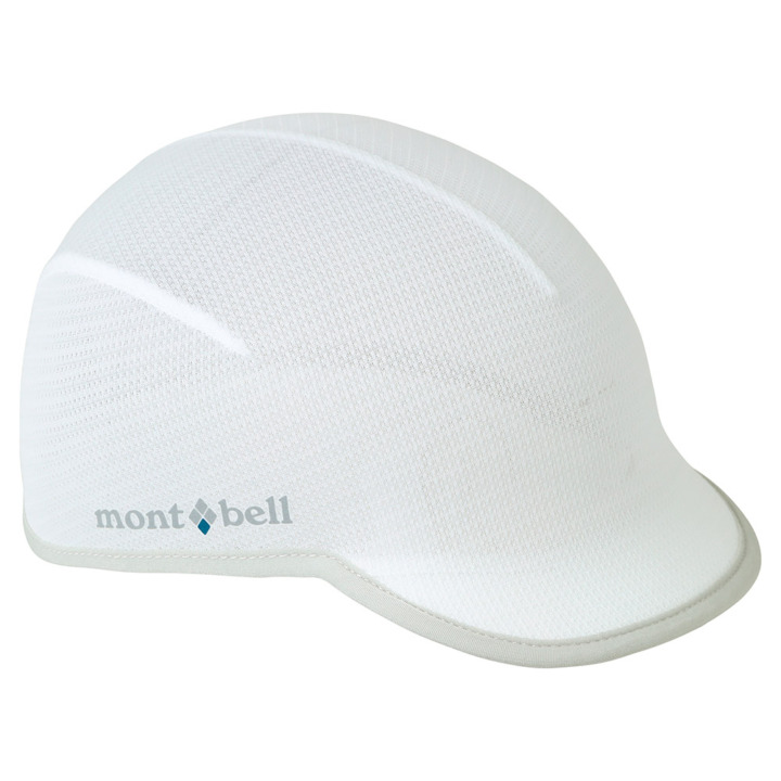 蒸れにくくヘルメットの下に着用しても快適な「mont-bell（モンベル）」