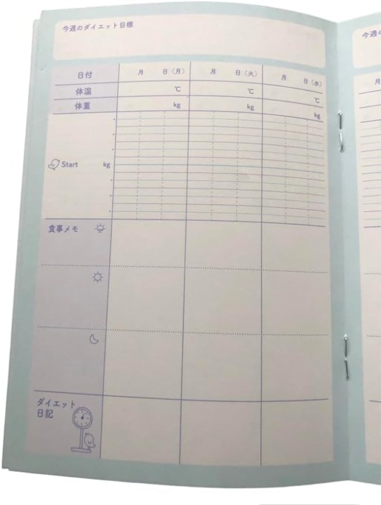 育児日記・ダイエット記録は、専用の日記帳を選ぶのもアリ