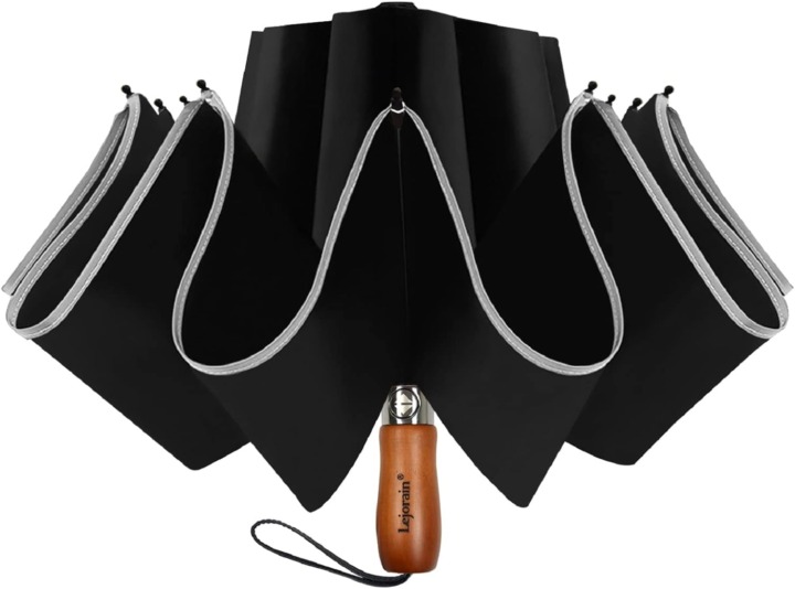 逆折り式 メンズ 折りたたみ傘 【高強度10本骨 耐風 超撥水210T】折り畳み傘 大きい 自動開閉