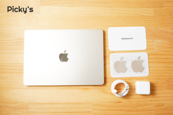 M3 MacBook Airのセット内容