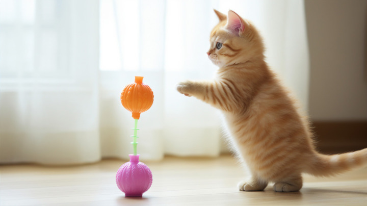 留守番中も退屈しない！自動の猫用おもちゃの魅力とは？