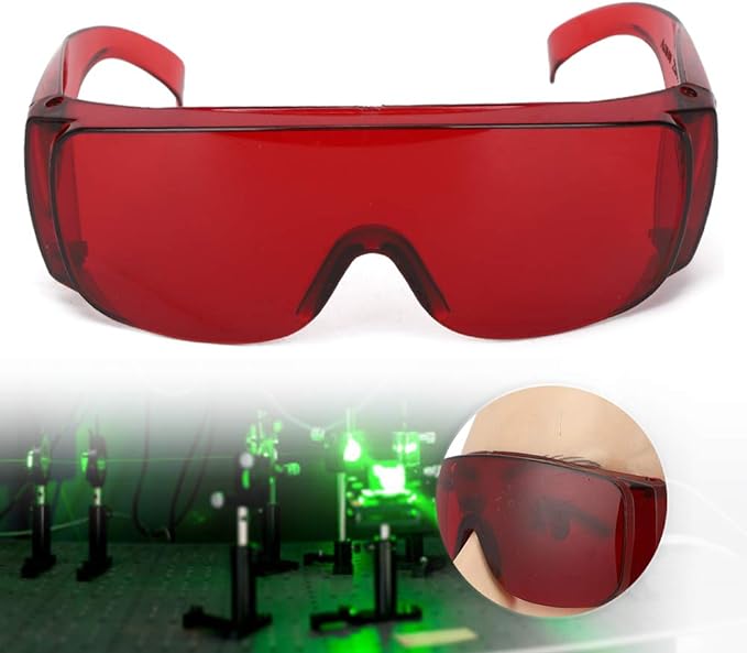 レーザー光から守るには専用の保護メガネ