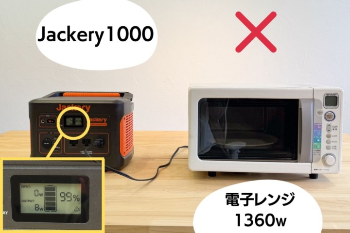 Jackery ポータブル電源 1000New 家電